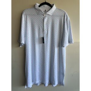 NWT Johnnie-O Featherweight Pin Up XL Martini Cocktail Print Performance Golf